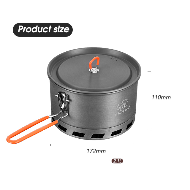 Climbing Aluminum Portable Camping Cookware Set