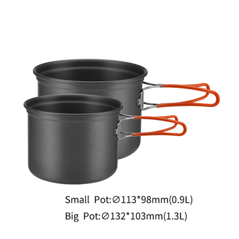 Camping Aluminum Lightweight Camping Cookware Set BL200-C17