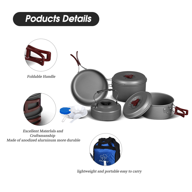 Ultralight Climbing Camping Cookware Set