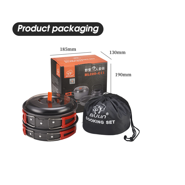 Fishing Non Stick Portable Camping Cookware Set