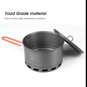 Climbing Aluminum Portable Camping Cookware Set