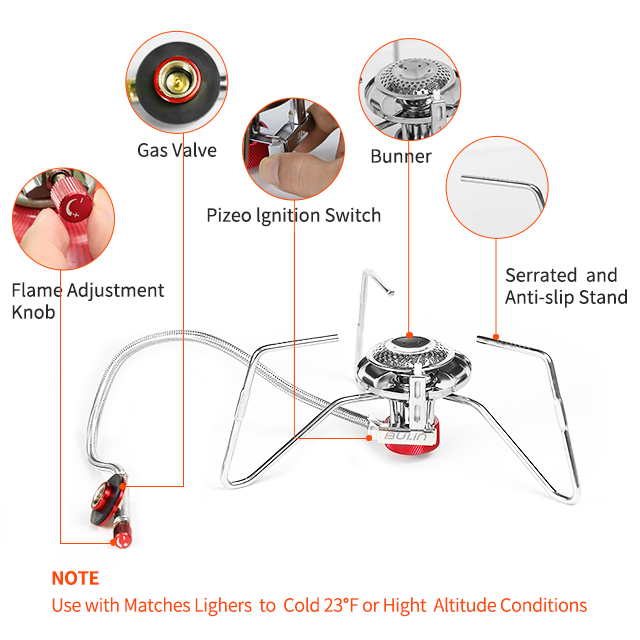 Outdoor single burner CE Approval Camping Gas Stove