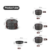 For Car Aluminum 7 Piece Camping Cookware Set